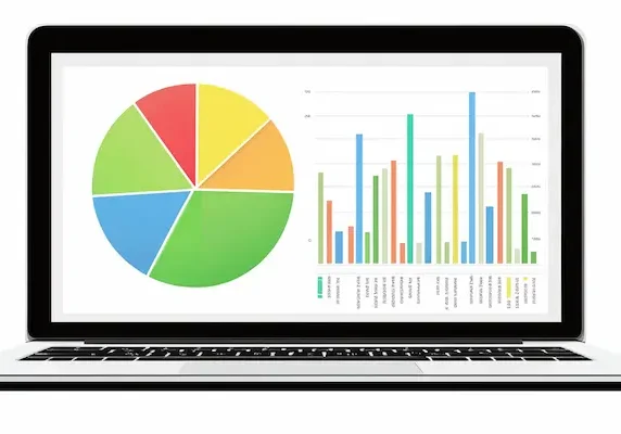 SEOREI - AI Laptop with graphs 13