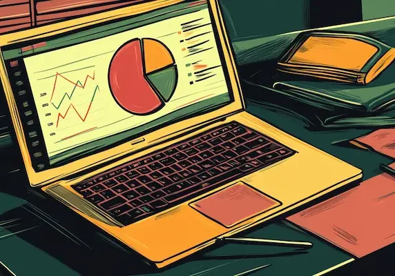 SEOREI - AI Laptop with graphs 4