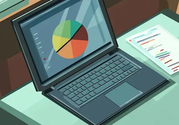 SEOREI - AI Laptop with graphs 7